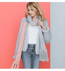 Sjaal gemaakt van Phildar Phil Express