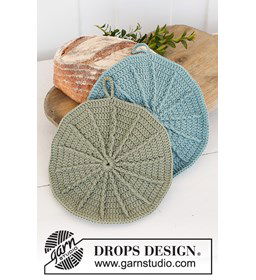 Stralende Bakker Pannenlappen gemaakt van Drops Paris