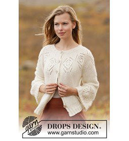 Damesvest gemaakt van knopen