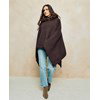 wijde poncho met capuchon gemaakt van Handwerk accesoires