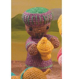 Koning Caspar gemaakt van Scheepjes Stone Washed