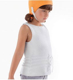 Hemdje gemaakt van Phildar Phil Cabotine