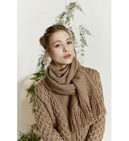 Sjaal gemaakt van Lang Yarns Urania (op=op)