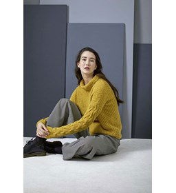 Trui gemaakt van Lang Yarns Alpaca superlight