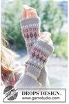 Breipatroon polswarmers Berry Charm Wrist Warmers van andere kant