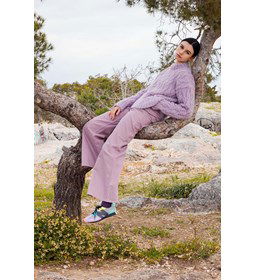 Damestrui met kabels Soothing Whisper gemaakt van Breinaalden