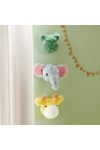 Haakpatroon giraffe knuffel of wandhanger van andere kant