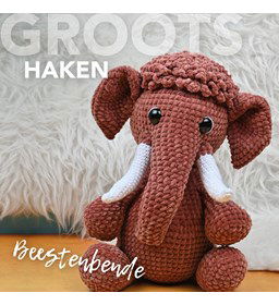 Knuffel mammoet gemaakt van Durable Velvet