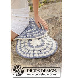 Zitting gemaakt van Drops Snow - Eskimo