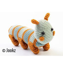 Rammelpieper rups gemaakt van Belletjes - geluiden