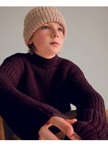 Kindertrui in parelboordsteek