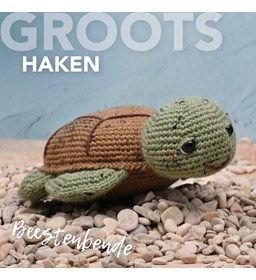 Knuffeltje schildpas gemaakt van Durable soqs tweed