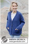 Breipatroon Changing Seasons Cardigan van andere kant