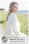 Breipatroon damestrui met kabelpatroon Braided Thoughts Sweater van andere kant