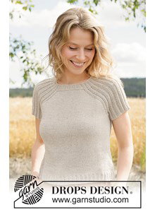 luchtige zomertop met raglanmouwen