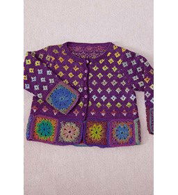 Meisjes vest gemaakt van Lang Yarns Mille colori baby