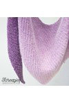 Breipatroon Snow Christal Shawl van andere kant