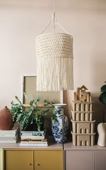 Lampenkap met franjes