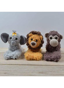 Olifant, leeuw of aap klaparmband