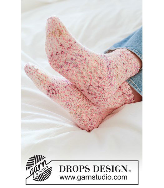 Breipatroon Gebreide wollen sokken met diagonale hiel | Maat 35-43