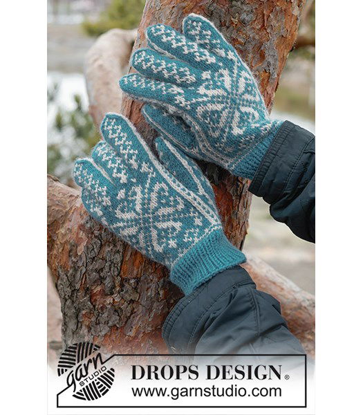 Breipatroon Glacier Green Gloves