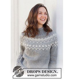 Damesvest gemaakt van Drops Nepal