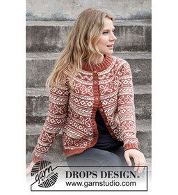 Damesvest gemaakt van knopen