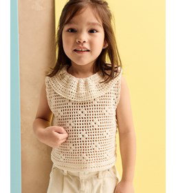 tanktopje voor meisjes gemaakt van Handwerk accesoires