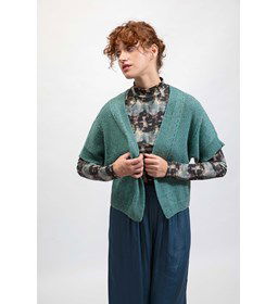 Vest met korte mouwen gemaakt van Lang Yarns Vaya