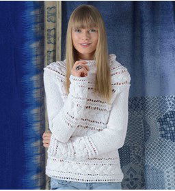 Dames trui gemaakt van Phildar Phil Cabotine