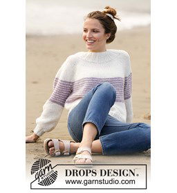 Dames trui gemaakt van Drops Air