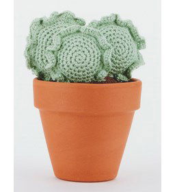 Vetplant gemaakt van Decoratie en miniaturen