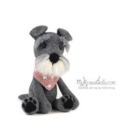 Schnauzer gemaakt van Lang Yarns Jawoll