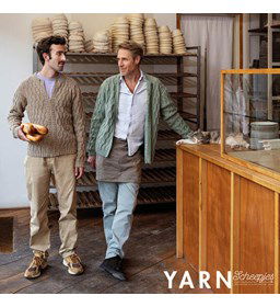 Herenvest in langwerpig honingraat patroon gemaakt van Rits deelbaar