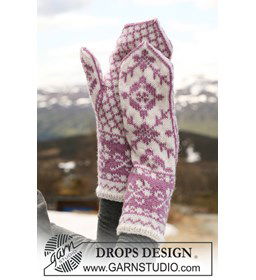 Wanten  gemaakt van Drops Karisma