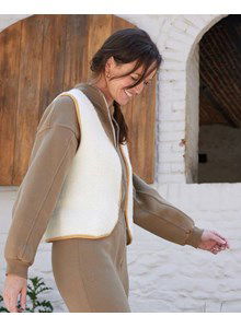 Donzig gilet voor dames