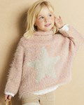 Breipatroon Poncho voor meisjes