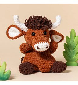 Kroeltje Hooglander Hailey gemaakt van Vulling