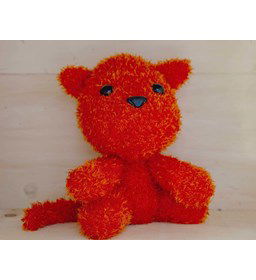 Oranje kater gemaakt van Neuzen