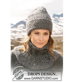 Muts en halswarmer gemaakt van Drops Polaris