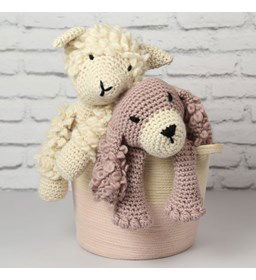 Alpaca gemaakt van Drops Snow - Eskimo