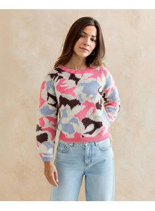 Damestrui in gevlekt fantasie patroon