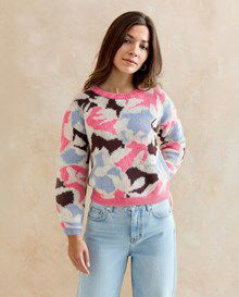 Damestrui in gevlekt fantasie patroon