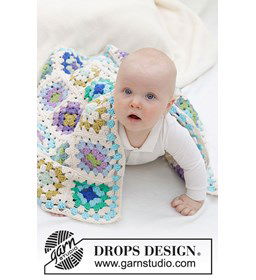 Babydeken gemaakt van Drops Paris