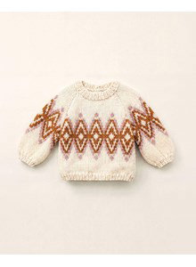 babytruitje Anatole met jacquard patroon