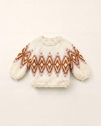 babytruitje Anatole met jacquard patroon