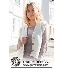 Damesvest gemaakt van knopen