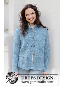 Damesvest met opstaande halsboord