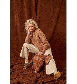 Damestrui in verrassend lijnen patroon