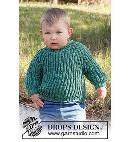 Kindertrui gemaakt van Drops Merino extra fine
